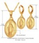 U7 Jewelry Religious Necklace Earrings in Women's Jewelry Sets