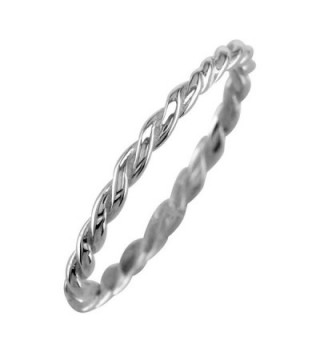 Stackable Rope Ring- 1.8mm in Sterling Silver - CK11WUWXPFZ