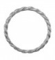 Stackable Rope 1 8mm Sterling Silver in Women's Stacking Rings