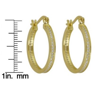 Sterling Zirconia Micropave yellow gold sterling silver