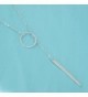 Sterling Silver Rhodium Plated Necklace in Women's Y-Necklaces