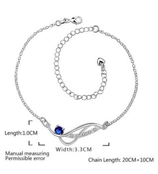 Zhiwen Infinite Bracelet Adjustable Sapphire