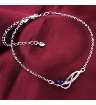 Zhiwen Infinite Bracelet Adjustable Sapphire in Women's Anklets