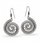 Jaipur Mart Indian Bollywood Oxidised Dangle Earrings Silver Jewellery Gift - CQ17XWC7K3R