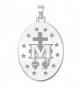 Miraculous Medal Color Pendant Necklace in Women's Pendants