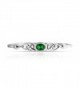 Bling Jewelry Simulated Emerald Bracelet