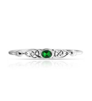 Bling Jewelry Simulated Emerald Bracelet