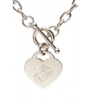 EGA Heart Silver Necklace - CR12M1I34IZ