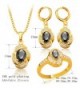 Vintage Crystal Necklace Earrings S20056