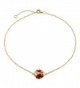 Bling Jewelry Plated Silver Ladybug in Women's Anklets