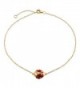 Bling Jewelry Plated Silver Ladybug in Women's Anklets