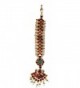 Temple Jewelry Tika Nettichutti with maroon and green stones for Bharatanatyam and Kuchipudi dance - CI119CI2QQ9