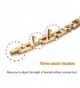 Rainso Titanium Bracelets Rhinestone WristBand in Women's Link Bracelets
