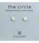 Dogeared The Circle Stud Pierced Earrings - C211UYXKOZ1