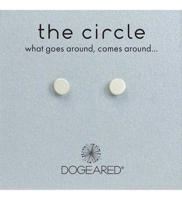 Dogeared The Circle Stud Pierced Earrings - C211UYXKOZ1
