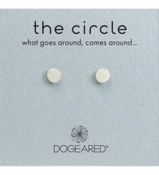 Dogeared The Circle Stud Pierced Earrings - C211UYXKOZ1