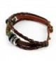 Unique Braided Leather Adjustable Bracelet