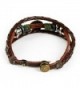 Unique Braided Leather Adjustable Bracelet in Women's Wrap Bracelets