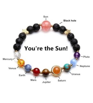 Top Plaza Gemstone Aromatherapy Essential in Women's Stretch Bracelets