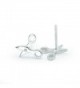 BC 925 Sterling Silver Scissors Unique Special Stud Earrings Chic Hip-hop - CH187AM2YSX