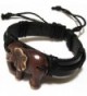 Brown Elephant Bracelet Leather Indian in Women's Cuff Bracelets