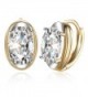 FENDINA Leverback Earrings Champaign Zirconia - champaign-gold - C51824QR3OQ