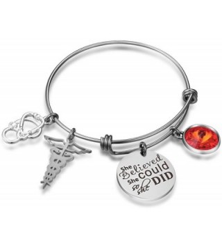 Nurse Expandable Birthstone Graduation Stainless - CS180EMN6CS