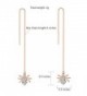 Zirconia Spider Threader Earrings LicLiz in Women's Drop & Dangle Earrings