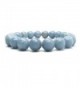 Angelite Bracelet 02 - Stretch 9-10mm Round Blue Gemstone Crystal Healing - CH12O8G3I5Z