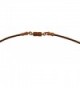Antique Copper Leather Necklace Magnetic in Women's Chain Necklaces