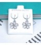 Sterling Silver Rhodium Plated Earrings