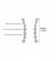 Climber Crawler Earrings Zirconia Hypoallergenic