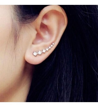 Climber Crawler Earrings Zirconia Hypoallergenic in Women's Cuffs & Wraps Earrings