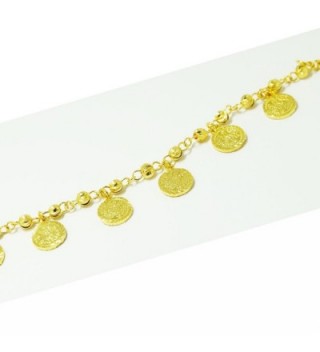 Coins Bracelets Bangle Yellow Plated in Women's Bangle Bracelets