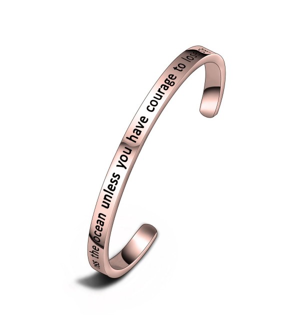 WUSUANED Inspirational Messaged Bracelet courage - CN187CSST92