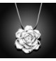 SunIfSnow Silver Romantic Pendant Necklace in Women's Lockets