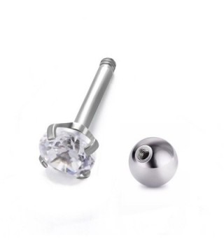 Zirconia Earrings Stainless Earring Piercing