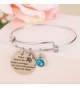 Birthstone Bracelet friendship christmas Aquamarine