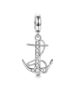 SOUFEEL Ship Anchor Pendant Charm 925 Sterling Silver Fit European Bracelets - CO1227ATBR9