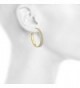 Lux Accessories Goldtone Crystal Earrings