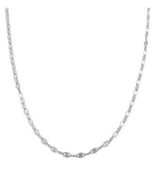 Sterling Silver 2.2-mm Diamond-cut Flat Oval Disc Chain (30 Inch) - CC118KZ1C29