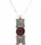 Ohio State Buckeyes Mom Clear Crystal Silver Necklace Jewelry Mothers Day OSU - C611PHO4NUT