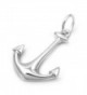 Anchor Pendant .925 Sterling Silver Charm - C412EMCUPOT