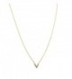 HONEYCAT Crystal Necklace Minimalist Delicate - Gold - CZ12N22440W