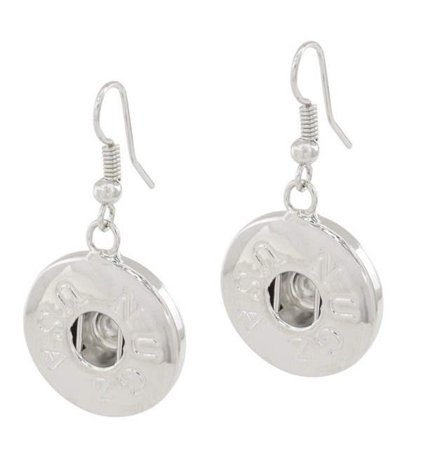 Silver Nugz Interchangeable Earrings - Interchangeable Snap Jewelry from Nugz Jewelry - CH127067XV7
