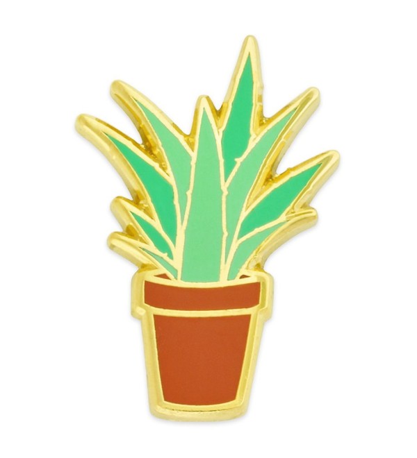 PinMart's Aloe Plant Trendy Enamel Lapel Pin - CV12NYGWCOK