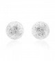 5 mm Stardust Ball .925 Sterling Silver Stud Earrings - CC11OK6XAP3