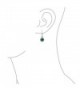 Bling Jewelry Simulated Emerald Earrings in Women's Drop & Dangle Earrings