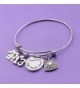 Birthday Bracelet Adjustable Bangle Jewelry in Women's Bangle Bracelets