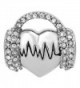 Third Time Charm Electrocardiogram Bracelets in Women's Charms & Charm Bracelets